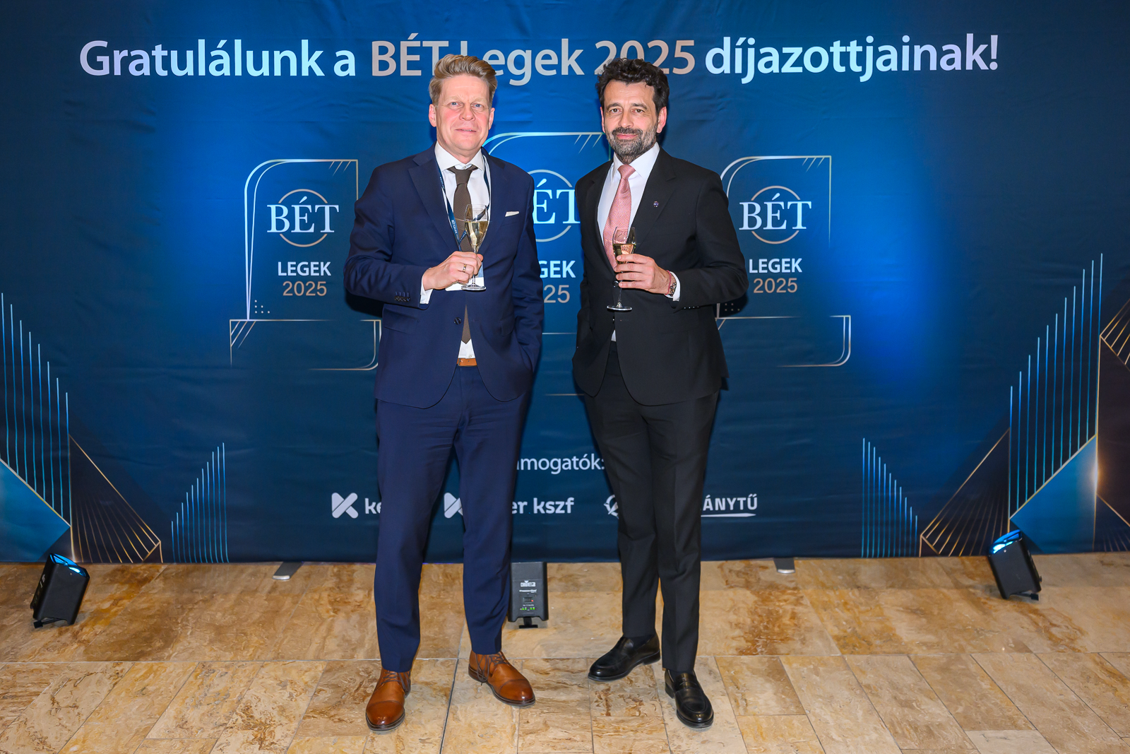 Tóth Tibor vezérigazgató (BÉT) és Kállay András (elnök, GaUE)